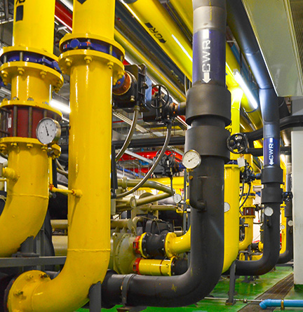 ship pipes insulation cefep