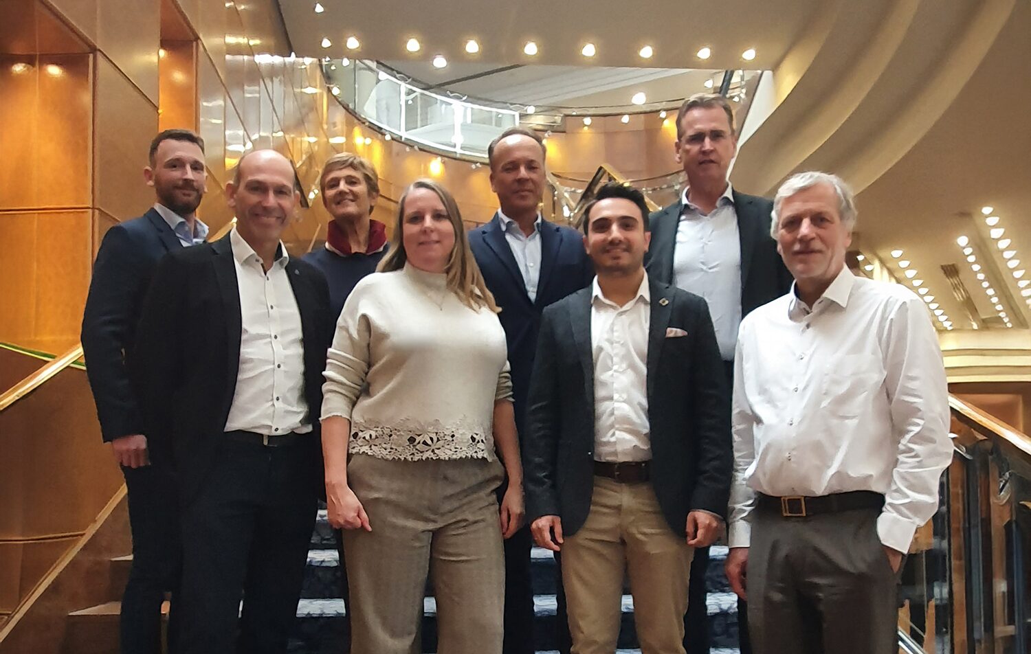 Photo (f.l.t.r.): Philipp Schober (Steinbacher), Joël Franck (NMC), Vittoria Orienti (Union Foam), Elke Rieß (CEFEP Chair), Malte Witt (Armacell) Umut Kaya, Technical WG), Mark Westermayer (Kaimann), Heribert Quante (WG Quality Monitoring)